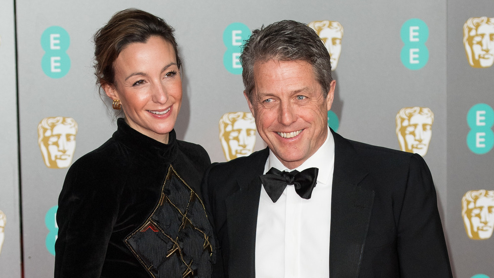 Anna Eberstein and Hugh Grant