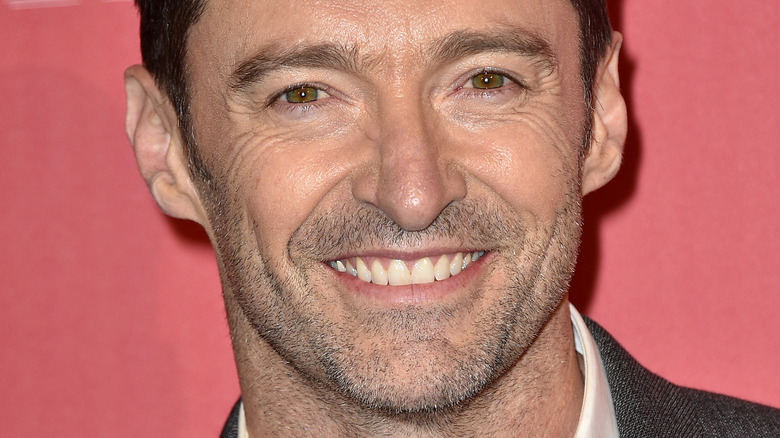 Hugh Jackman smiling