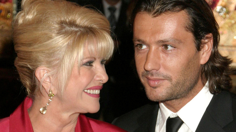 Ivana Trump and Rossano Rubicondi smiling