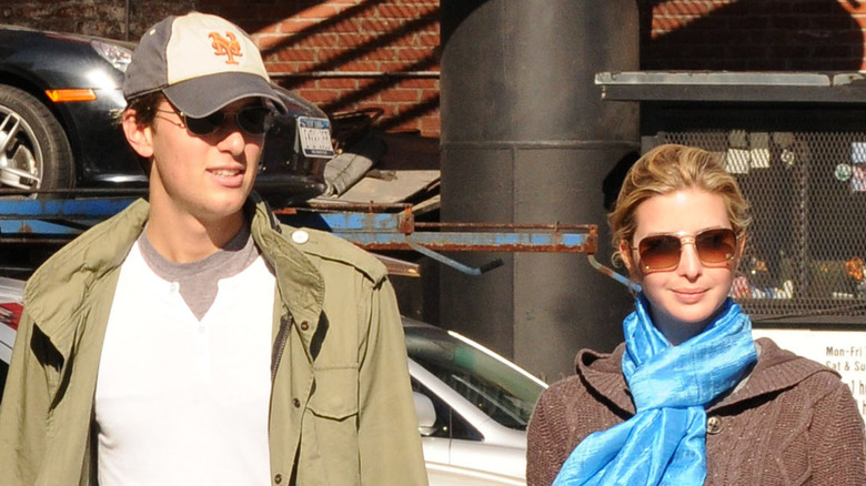 Jared Kushner and Ivanka Trump walking