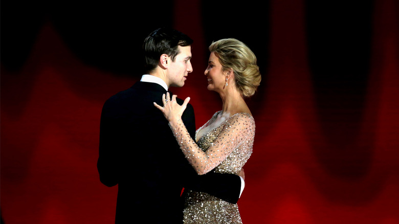 Jared Kushner and Ivanka Trump at an event