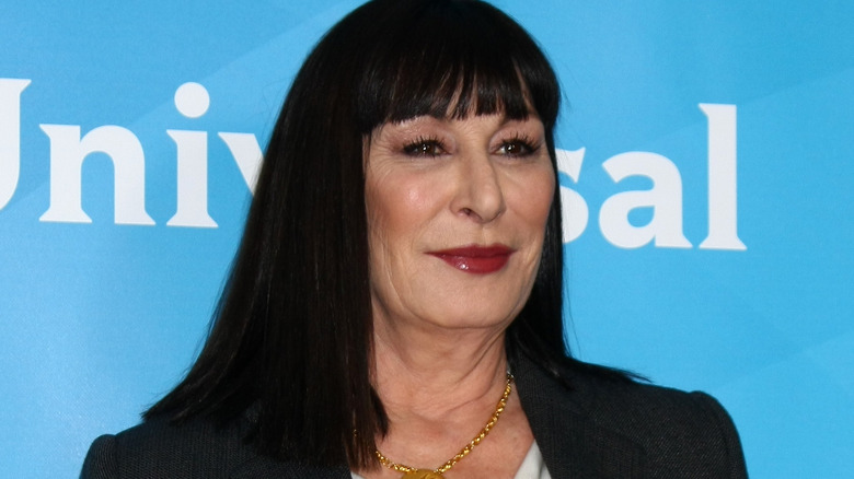 Anjelica Huston smiling 