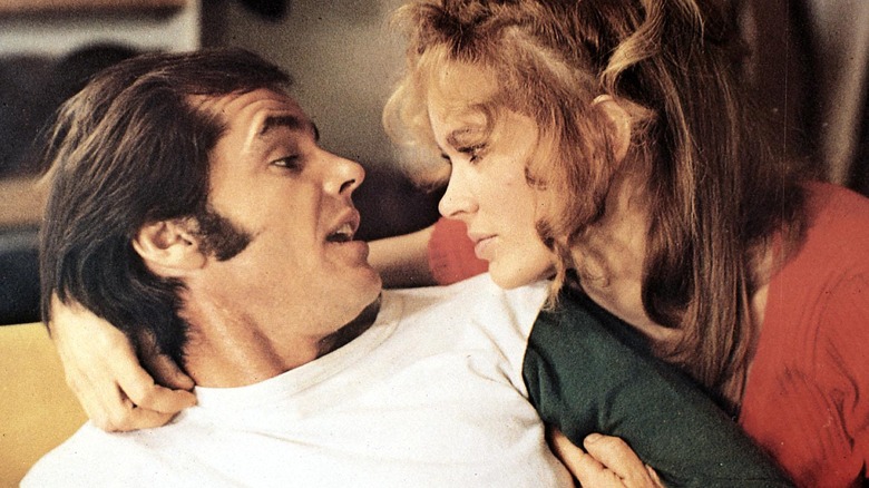 Jack Nicholson in a scene from Five Easy Pieces 