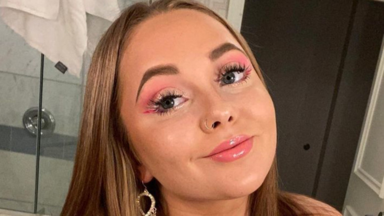 Jade Cline posing on Instagram
