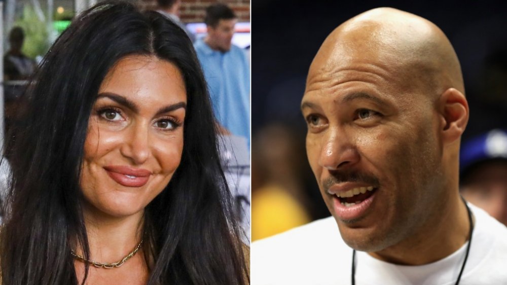 Molly Qerim and Lavar Ball