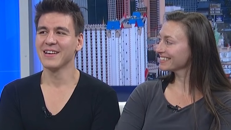 James and Melissa Holzhauer smile