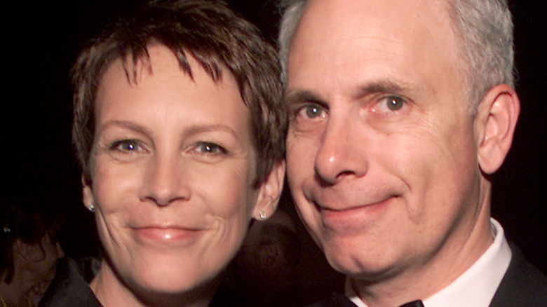 Jamie Lee Curtis and Christopher Guest at Comedy Central party