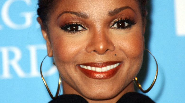 Janet Jackson smiling