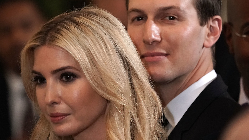 Ivanka Trump and Jared Kushner attend an event