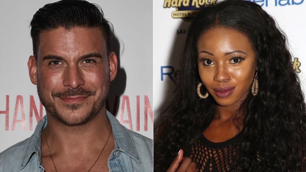 Jax Taylor and Faith Stowers smiling