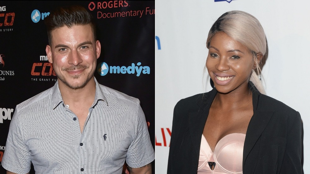 Jax Taylor and Faith Stowers smiling