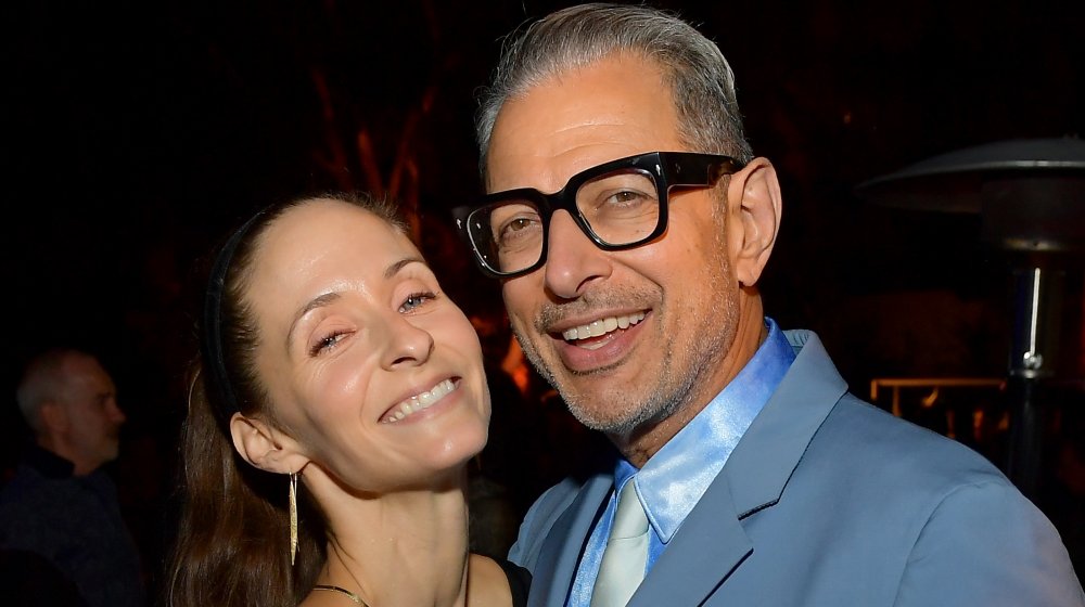 Jeff Goldblum and Emilie Livingston 