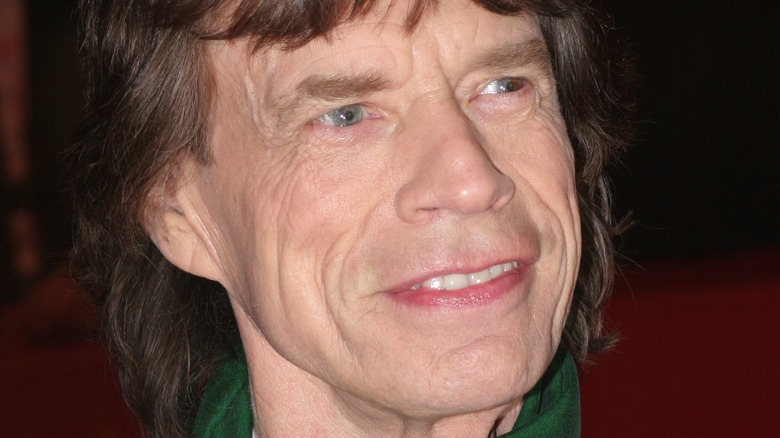 Mick Jagger smiles 