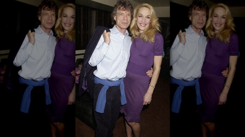 Mick Jagger and Jerry Hall