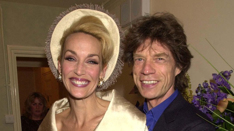 Jerry Hall and Mick Jagger