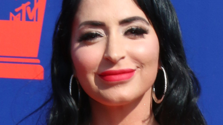 Angelina Pivarnick smiling on the red carpet