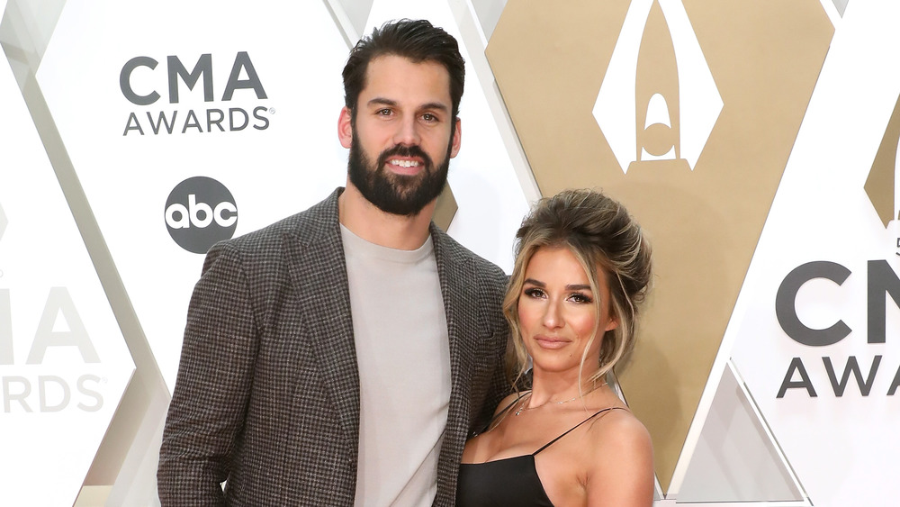 Eric Decker and Jessie James Decker at the Country Music Awards