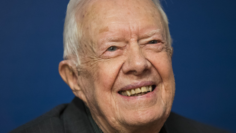 Jimmy Carter smiling