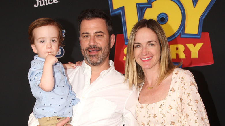 Billy Kimmel, Jimmy Kimmel, and Molly McNearney smiling