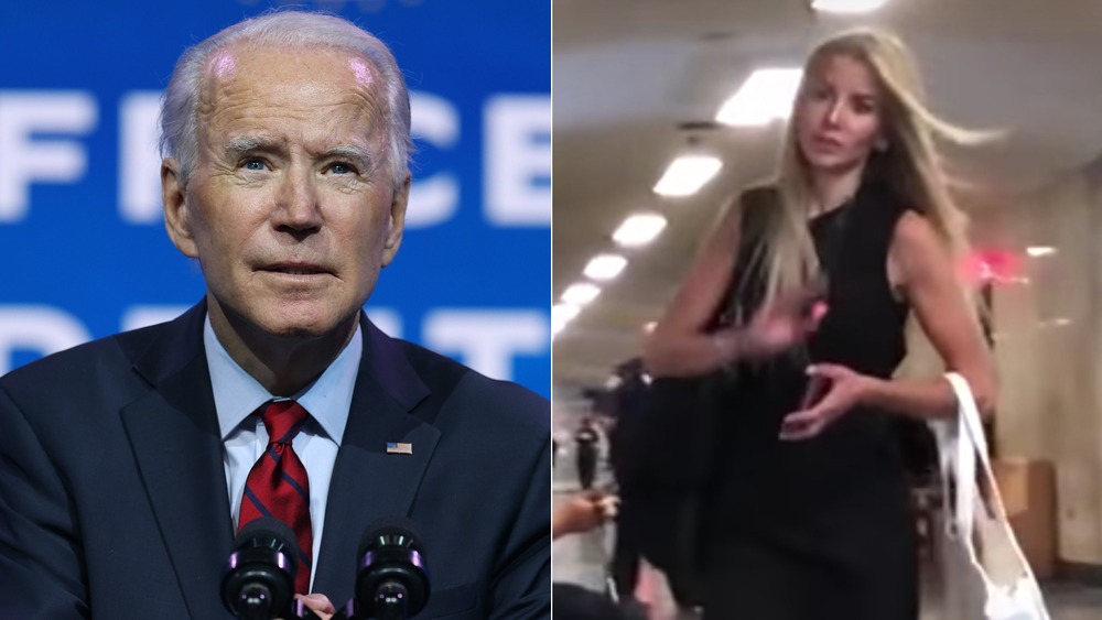 side-by-side of Joe Biden and Caroline Biden