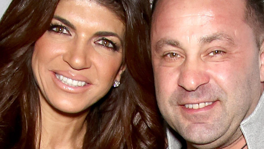 Teresa and Joe Giudice smiling