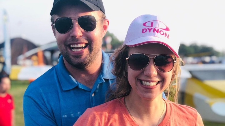 Abbie Duggar and husband smiling