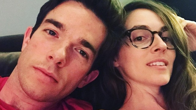 John Mulaney and Annamarie Tendler selfie 