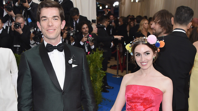 John Mulaney and Annamarie Tendler at the Met Gala