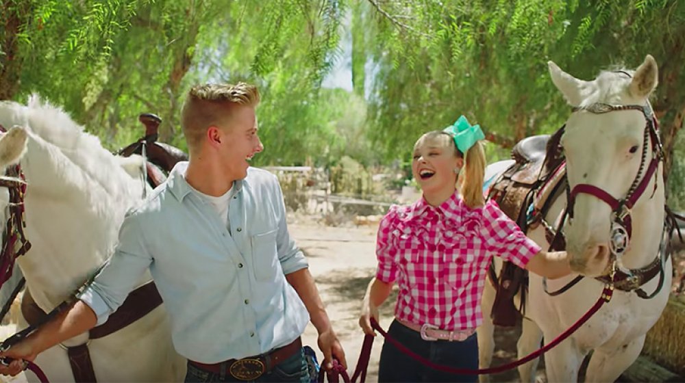 Elliot Brown and JoJo Siwa