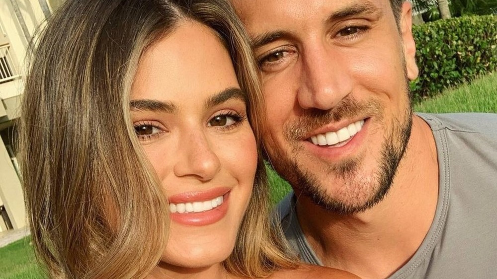 JoJo Fletcher and Jordan Rodgers smiling in an Instagram selfie