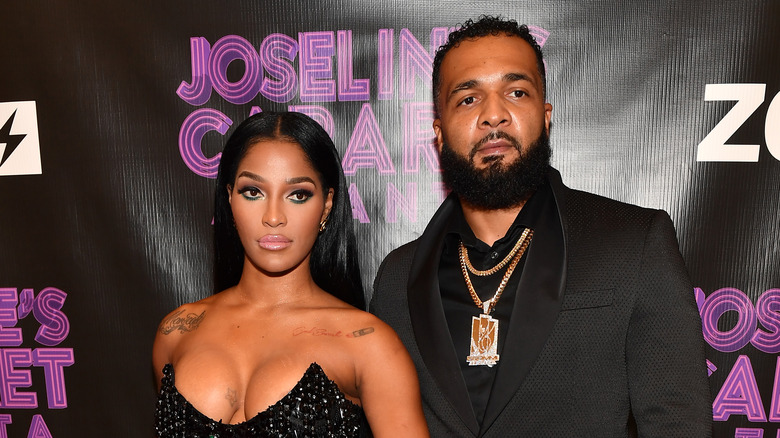 Joseline Hernandez and Balistic Beats at 'Joseline's Cabaret: Atlanta' Season 2 screening 2021