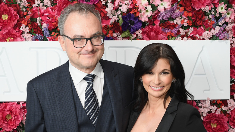 Silvio Scaglia and Julia Haart posing together