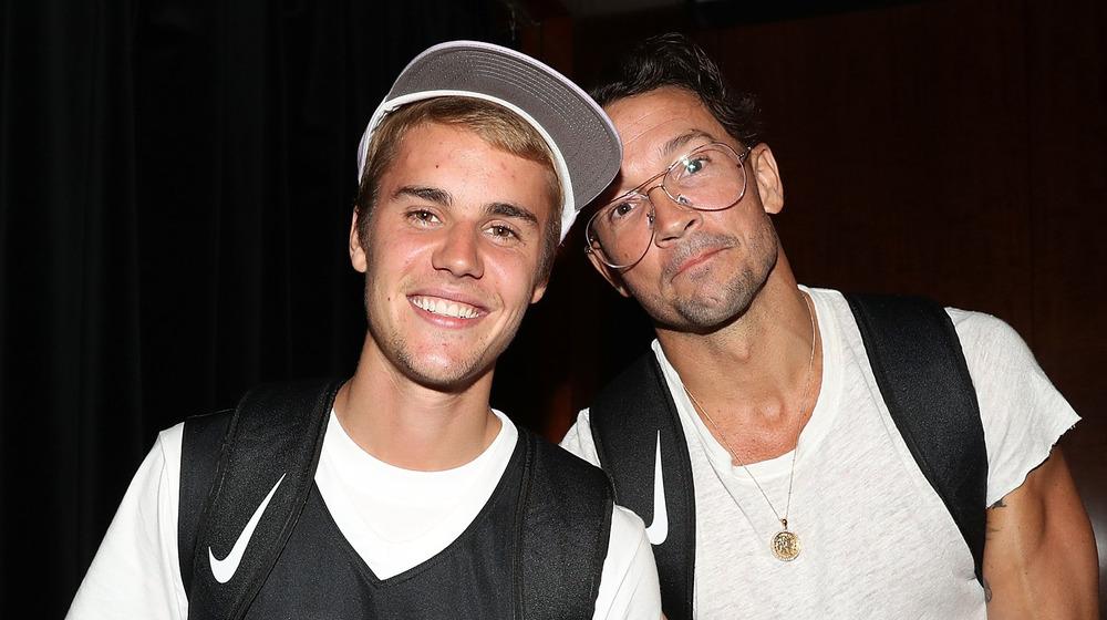 Justin Bieber and Carl Lentz