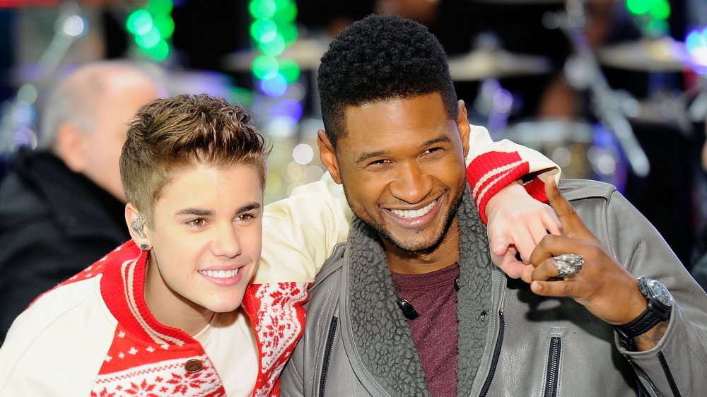 Justin Bieber and Usher