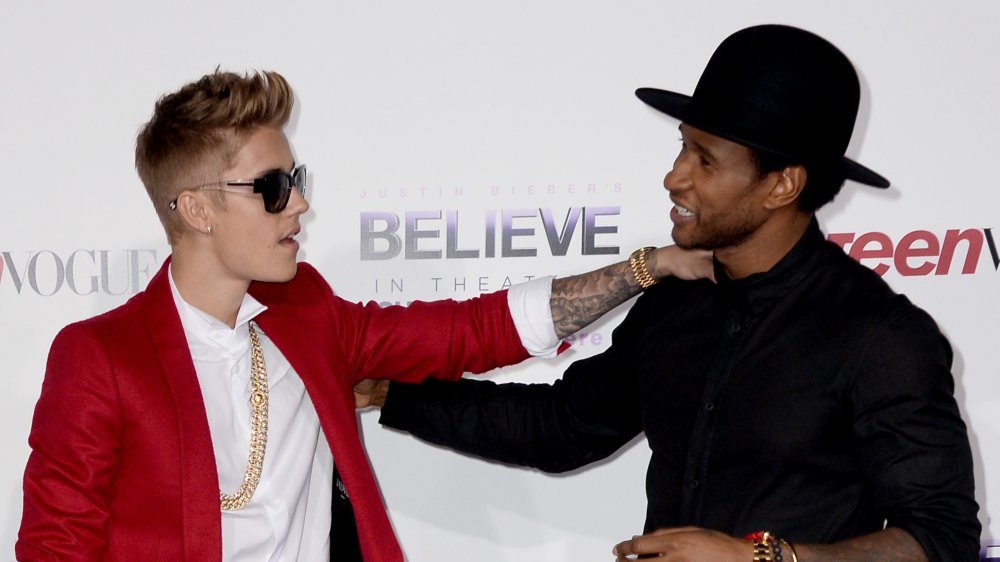 Justin Bieber and Usher
