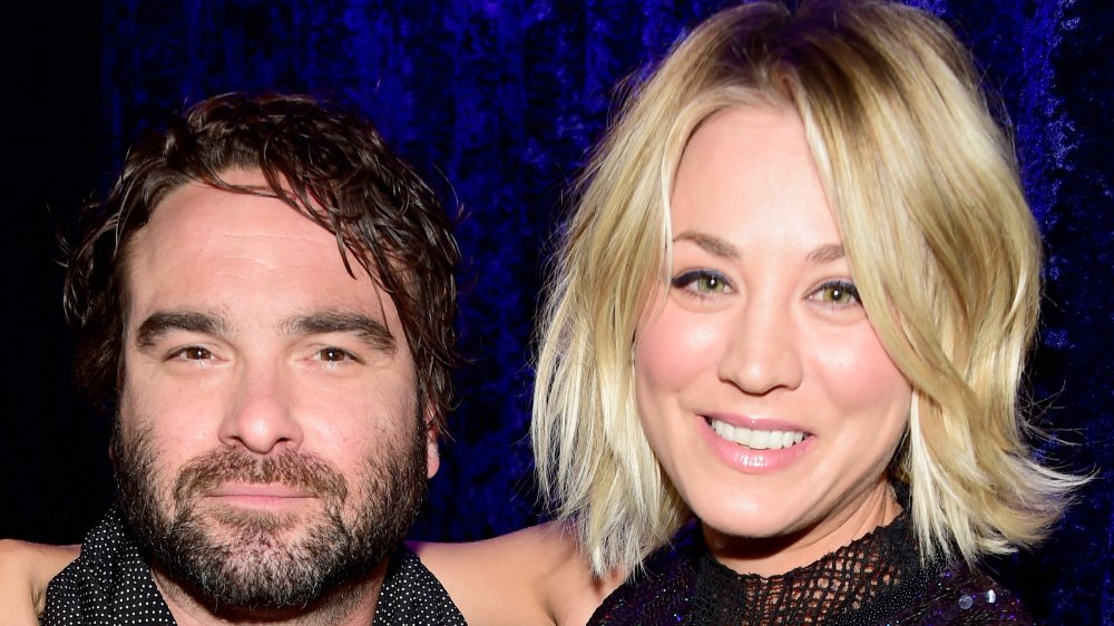 Kaley Cuoco and Johnny Galecki