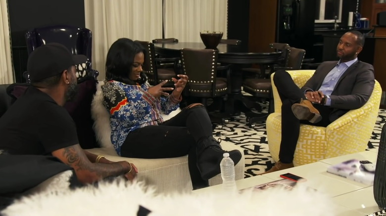 Todd Tucker and Kandi Burruss in therapy