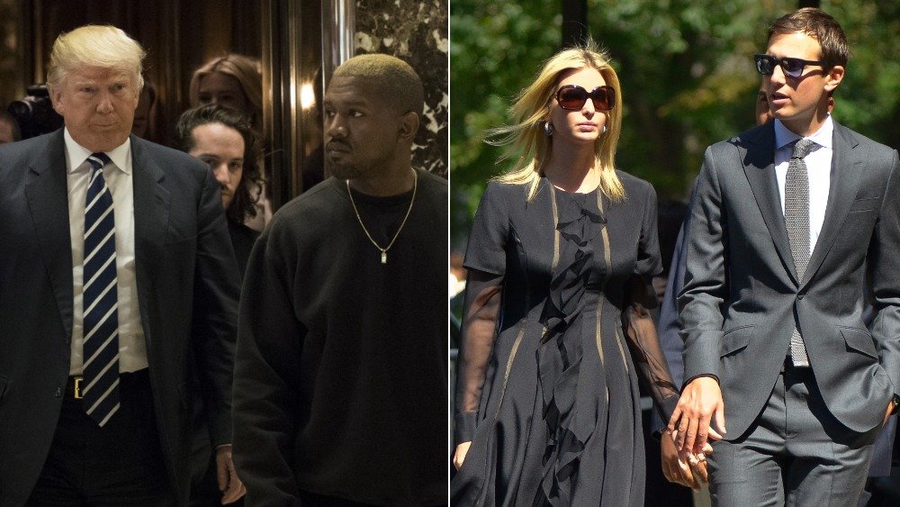 Donald Trump, Kanye West, Ivanka Trump, Jared Kushner