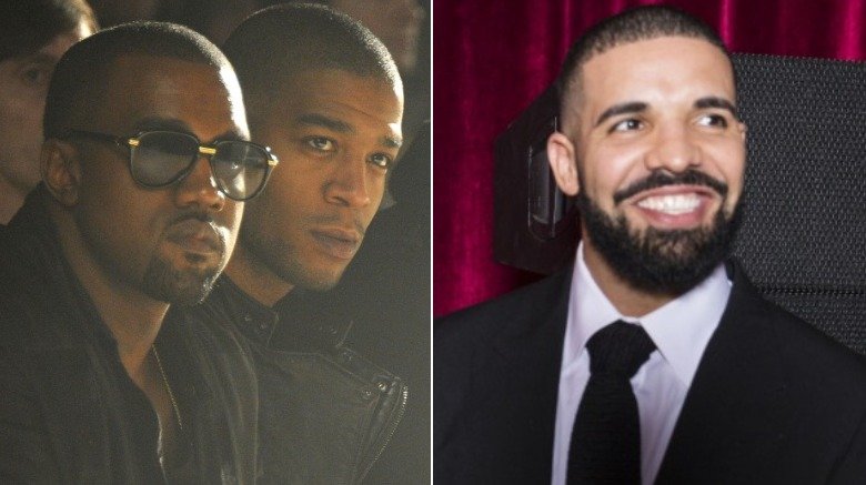 Kanye West, Kid Cudi and Drake