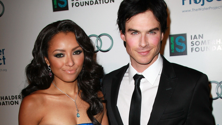 Kat Graham and Ian Somerhalder at a 2011 event