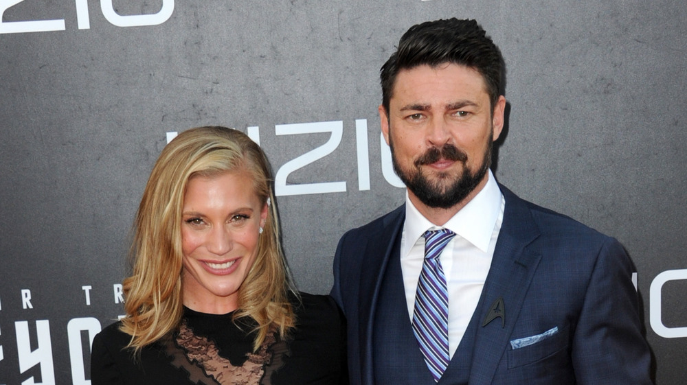 Katee Sackhoff Karl Urban premiere 