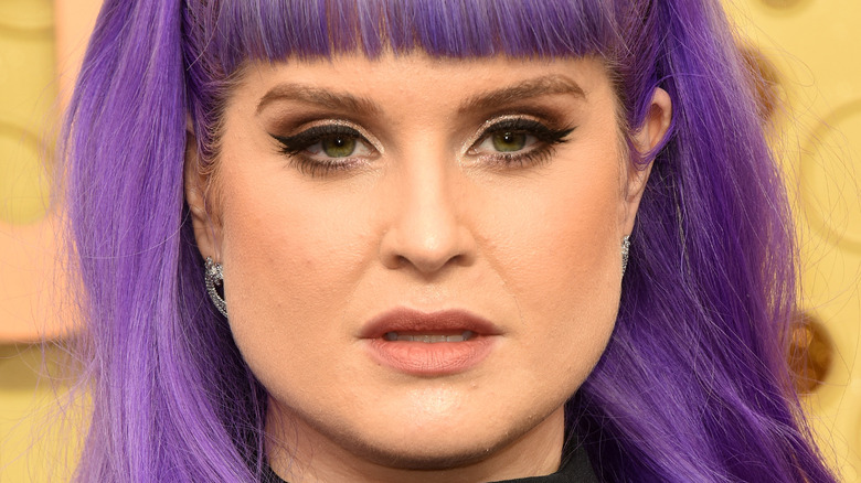 Kelly Osbourne purple hair