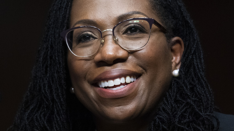 Ketanji Brown Jackson at her Senate Judiciary Committee hearing confirmation