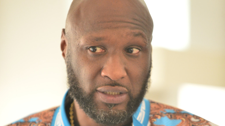 Lamar Odom in interview, speaking