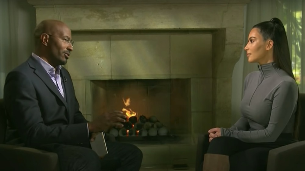 Van Jones and Kim Kardashian West on The Van Jones Show