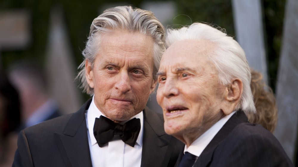 Michael Douglas and Kirk Douglas