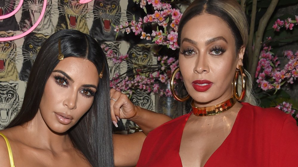 Kim Kardashian and La La Anthony