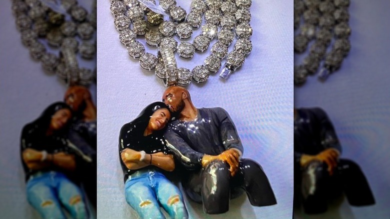 Lamar Odom's Kobe Bryant necklace