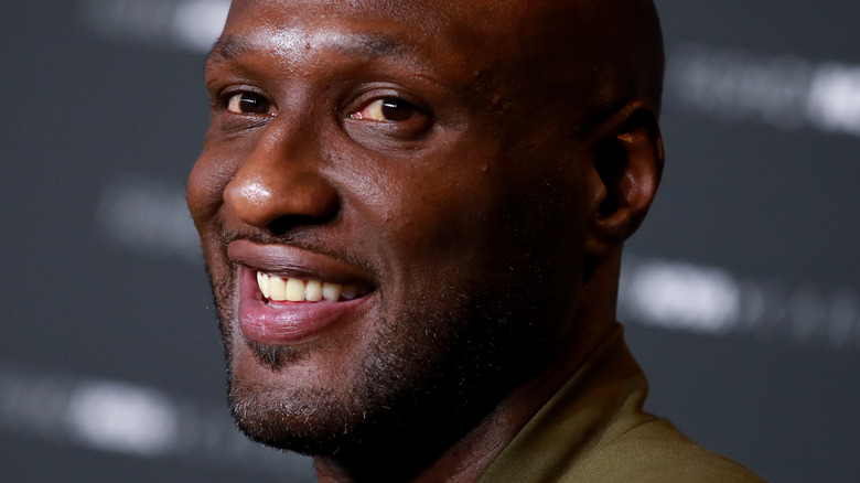 Lamar Odom smiling