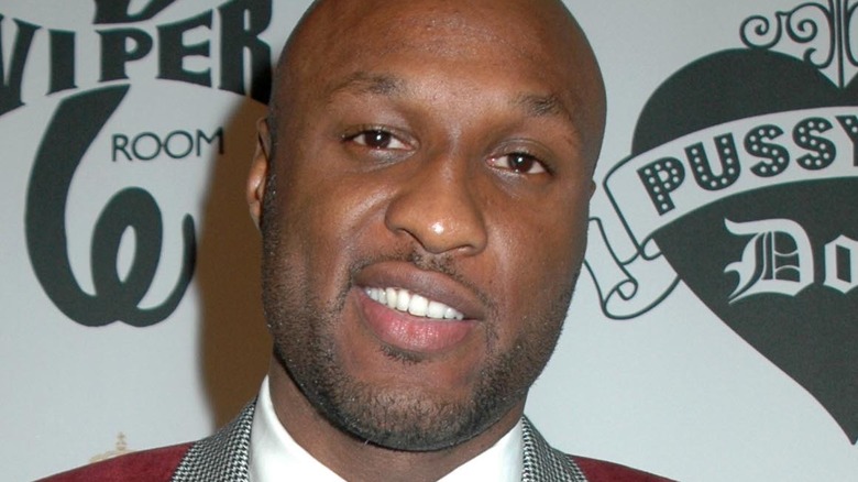 Lamar Odom on the red carpet
